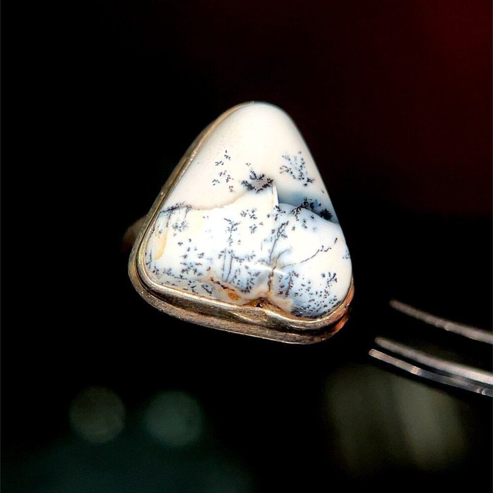 Silver White Ring - image 3